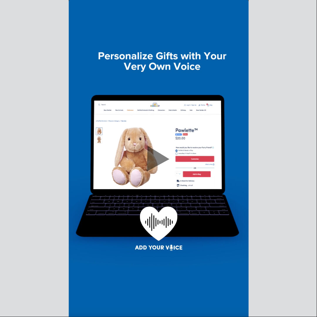 Recordable Teddy Bears Make Voice Recording Gifts at BuildABear®