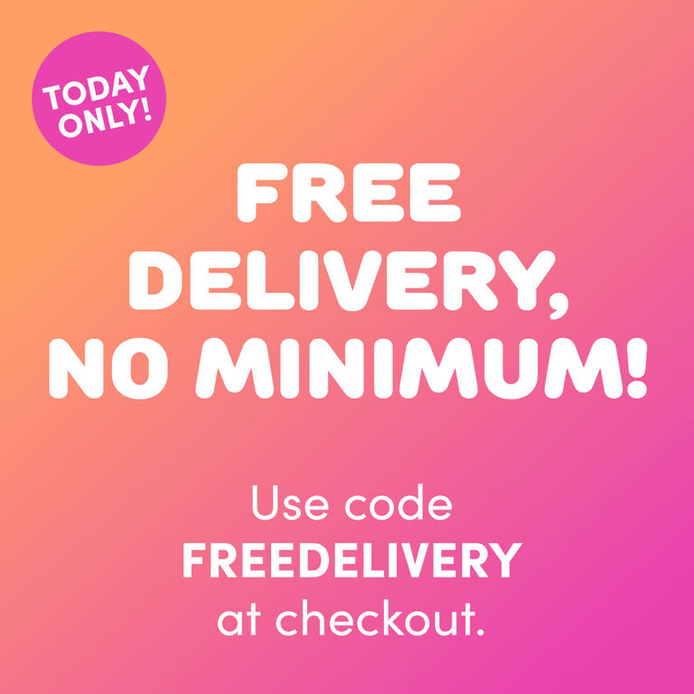 TODAY ONLY! Free Delivery, No Minimum! Use Code FREEDELIVERY