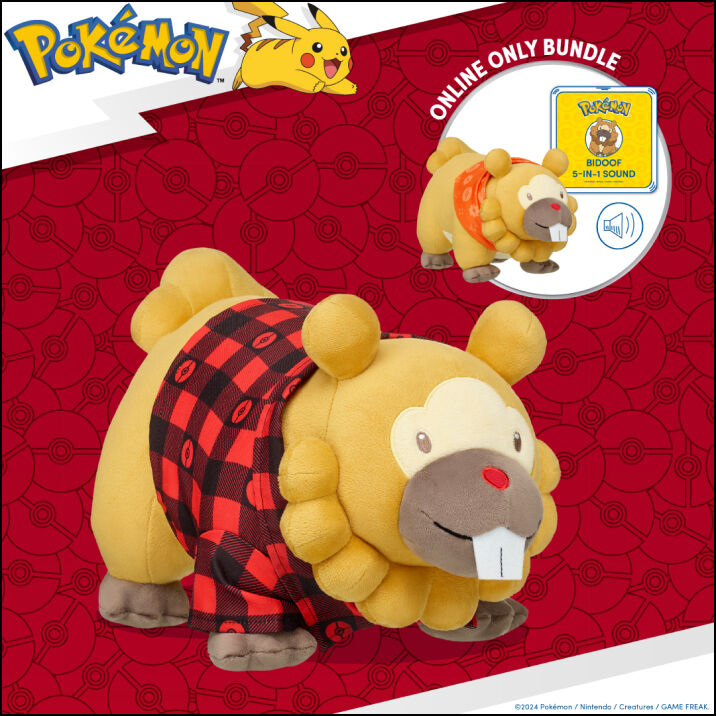 Bidoof plush for sale outlet