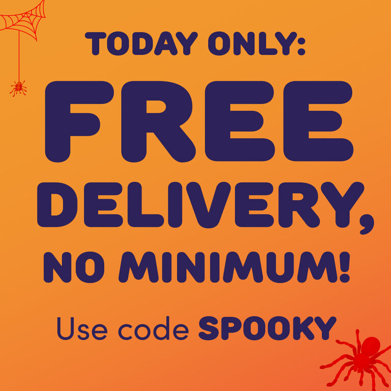 Free Delivery, No Minimum! Use Code SPOOKY