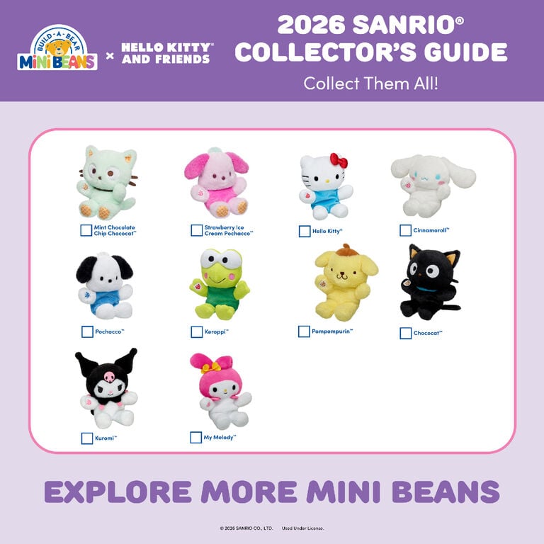 Build-A-Bear Mini Beans Collector's Guide