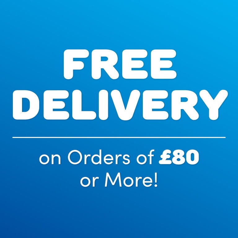FREE Delivery on Orders of &pound;80 or More!