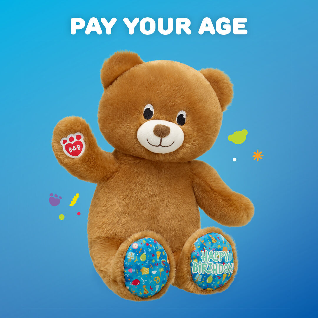 Birthdays Pay Your Age, Parties & More at BuildABear®