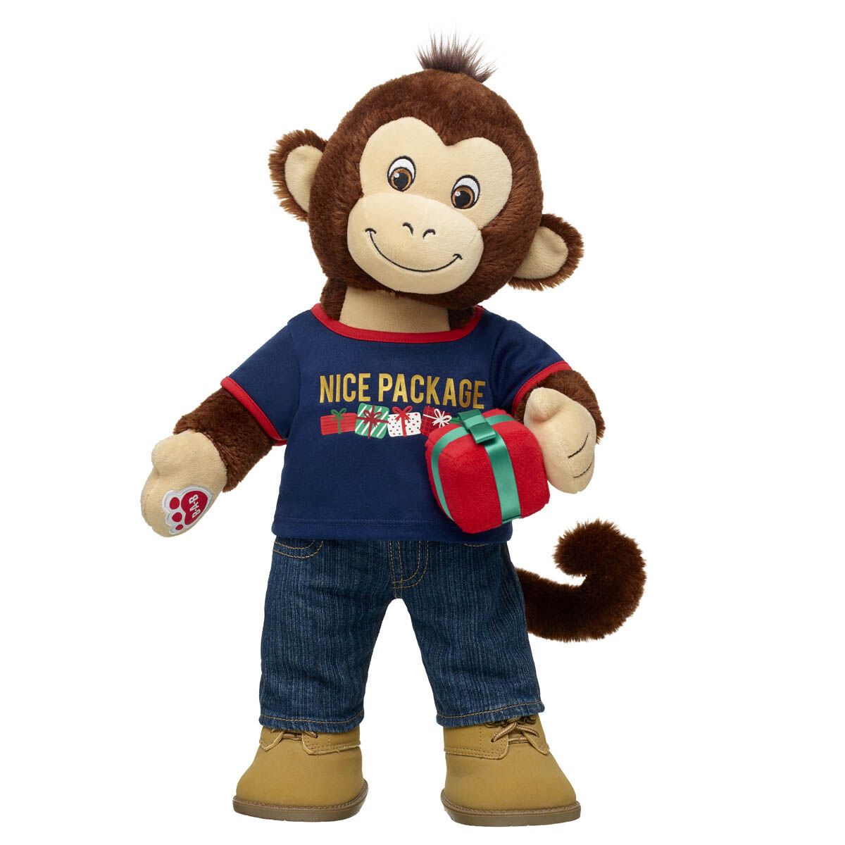 Smiley Monkey Soft Toy Nice Package Holiday Gift Set Build A Bear