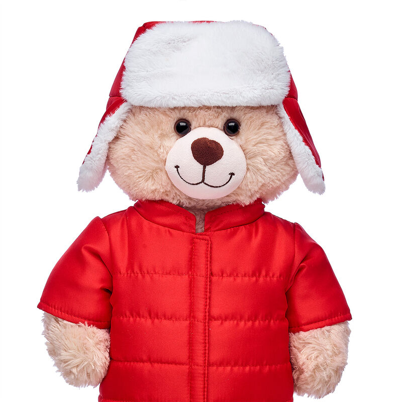 Online Exclusive Red Winter Coat & Hat 2 pc.
