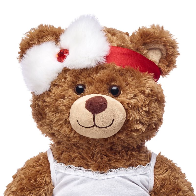 Red and White Christmas Headband