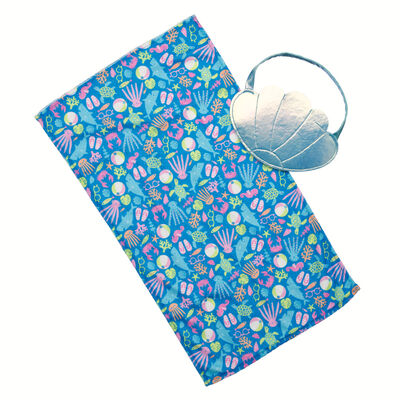 Seashell Tote and Beach Towel Set