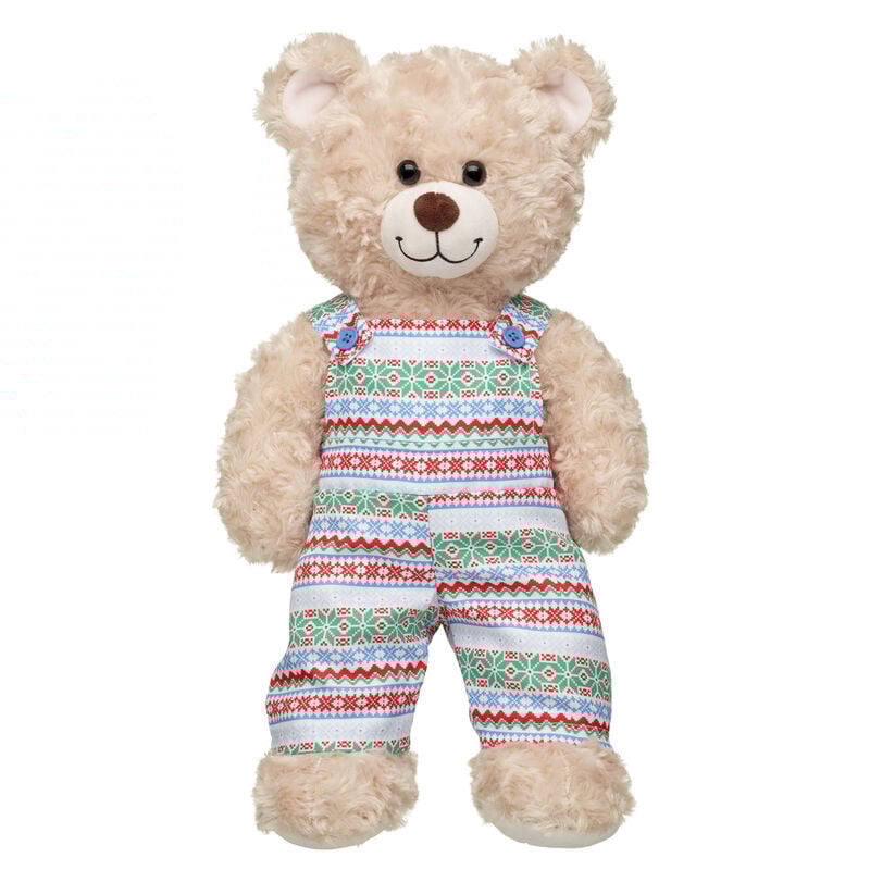 Online Exclusive Fair Isle Overalls for Stuffed Animals - Build-A-Bear Workshop®
