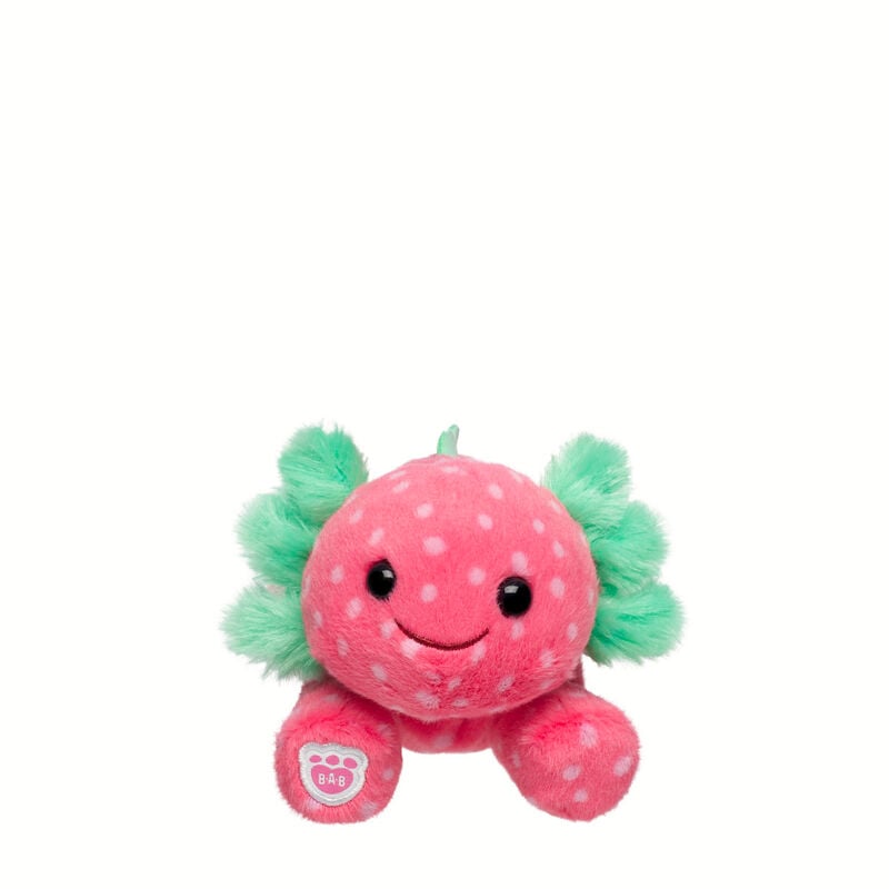 Build-A-Bear Mini Beans Strawberry Axolotl Stuffed Animal plush by Build-A-Bear