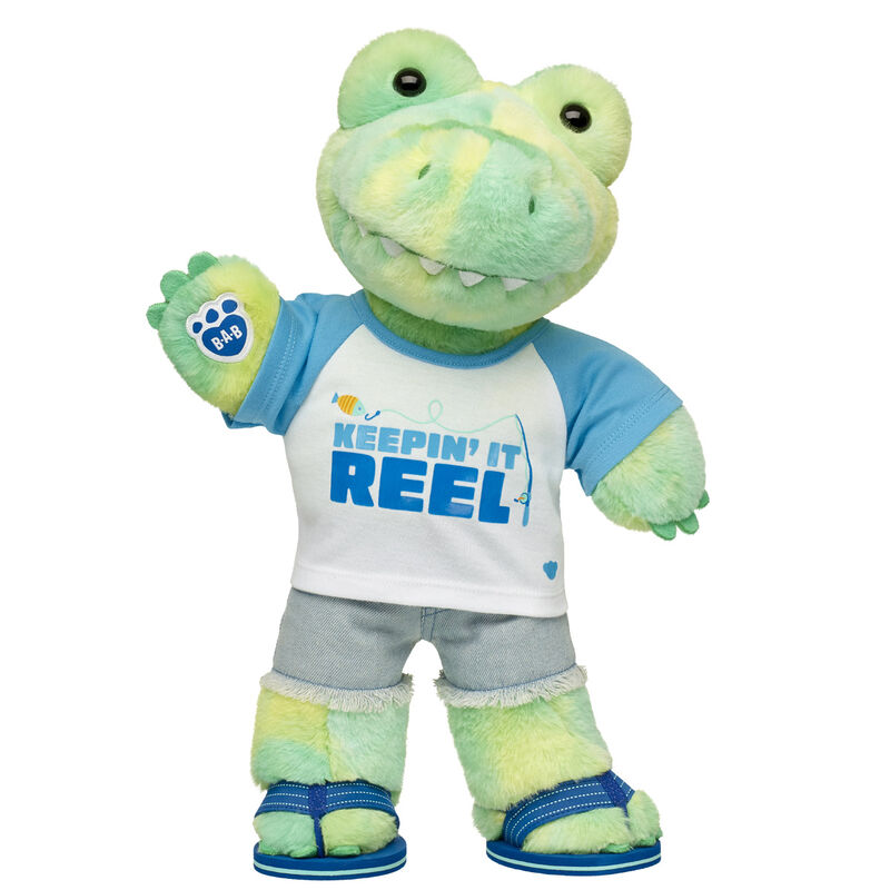 Tie-Dye Alligator Stuffed Animal Keepin' It Reel Gift Set - Build-A-Bear Workshop®