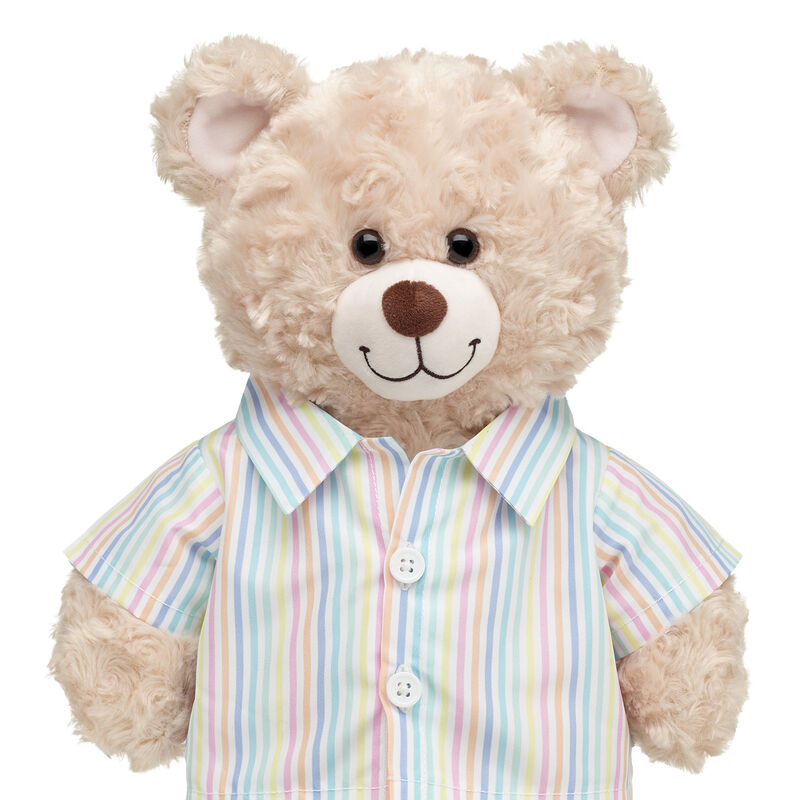 Spring Stripes Button Down Shirt - Build-A-Bear Workshop&reg;
