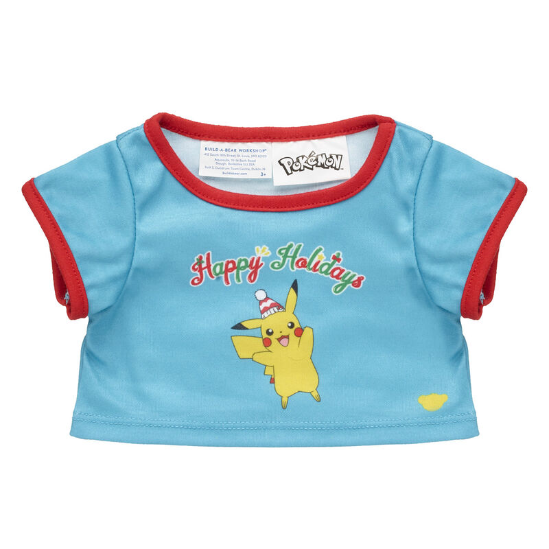 Pok&eacute;mon Happy Holidays T-Shirt for Stuffed Animals - Build-A-Bear Workshop&reg;