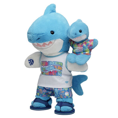 Chummy Shark Soft Toy Summer Mini Beans&reg; Gift Set