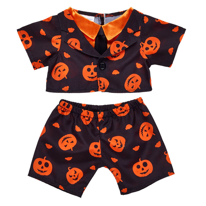 Pumpkin Print Halloween Suit