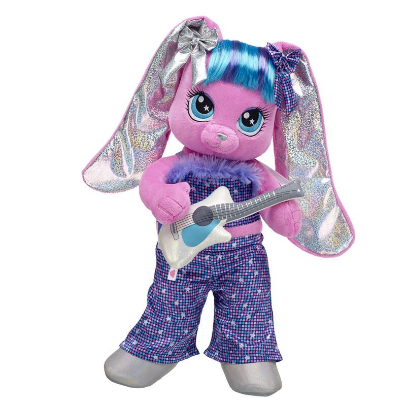 Honey Girls Risa Rabbit Plush 10th Anniversary Gift Set with Guitar - Build-A-Bear Workshop&reg;