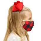 Child-Size Buffalo Check Face Mask
