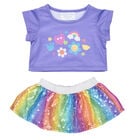 Rainbow Smiles Skirt Outfit | Build-A-Bear