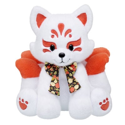 Kitsune Fox Soft Toy with Gifting Bow
