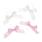 Pink & White Ribbon Bows 4 pc. for Stuffed Animals - Build-A-Bear Workshop&reg;