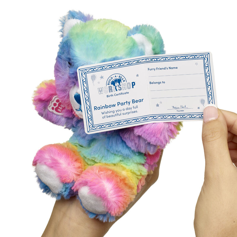Mini Beans Rainbow Party Teddy Bear - Build-A-Bear Workshop&reg;
