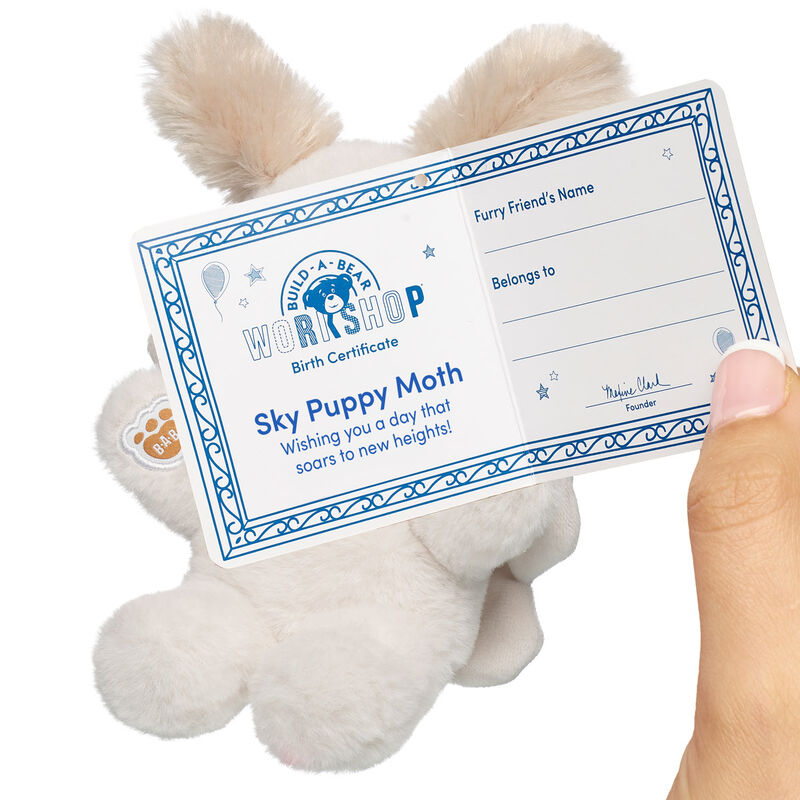 Build-A-Bear Mini Beans Sky Puppy Moth Plush by Build-A-Bear