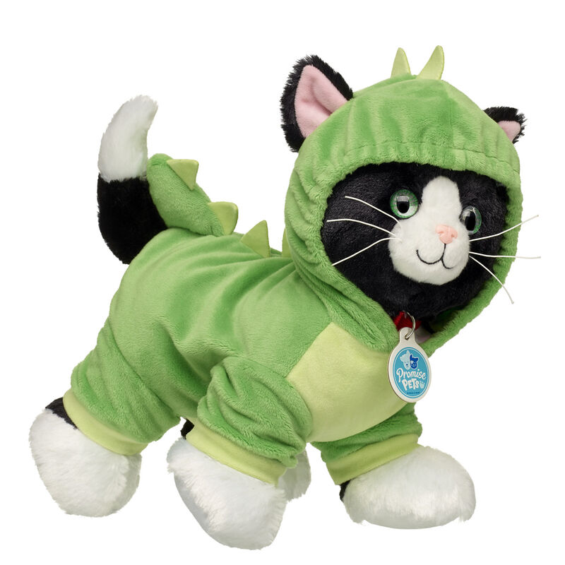Promise Pets™ Tuxedo Kitty Stuffed Animal Dinosaur Gift Set - Build-A-Bear Workshop®