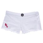 White Denim Shorts