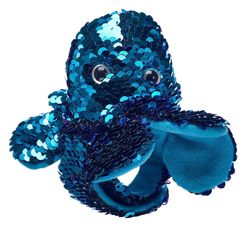 Reversible Sequin Octopus Slap Bracelet