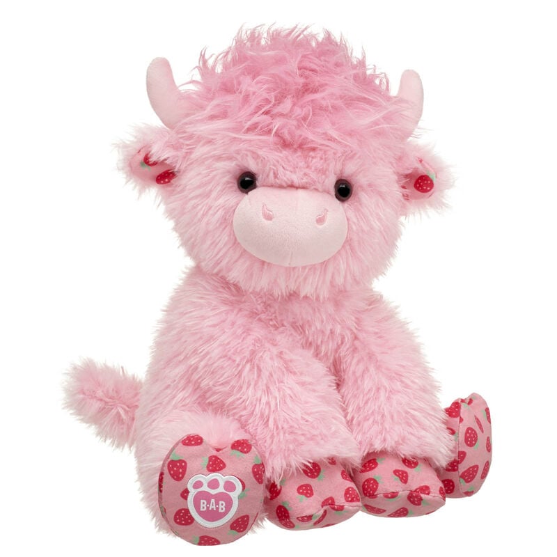 Strawberry Highland Cow Stuffed Animal - Build-A-Bear Workshop®