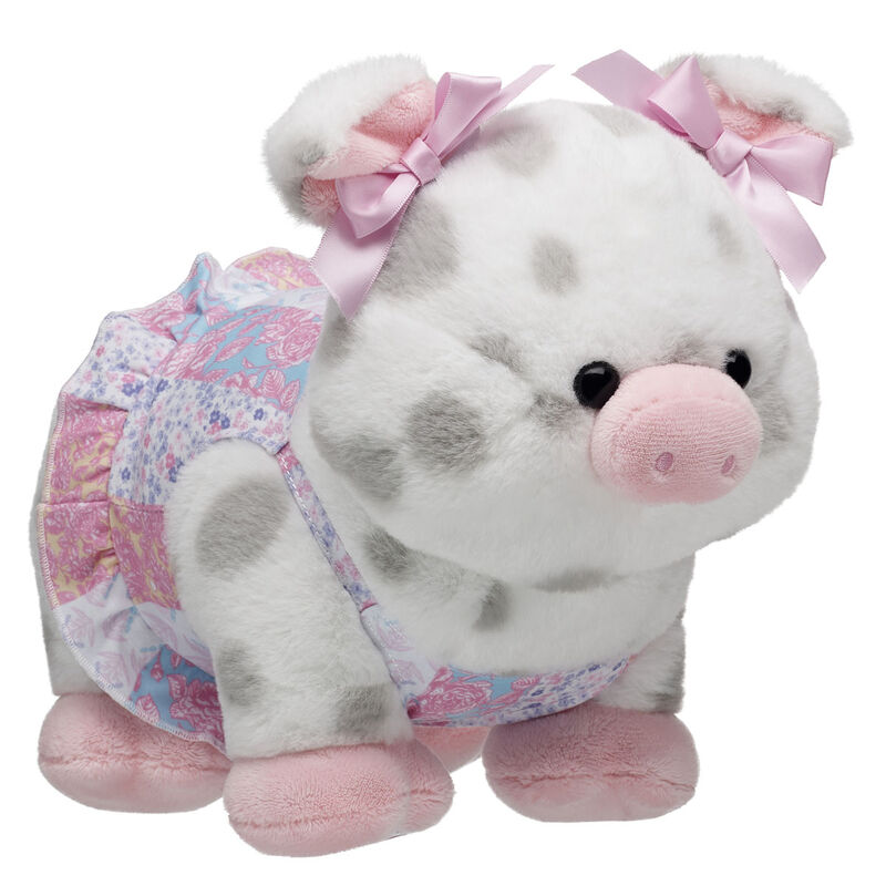 Spotted Pig Stuffed Animal Spring Gift Set plush by Build-A-Bear