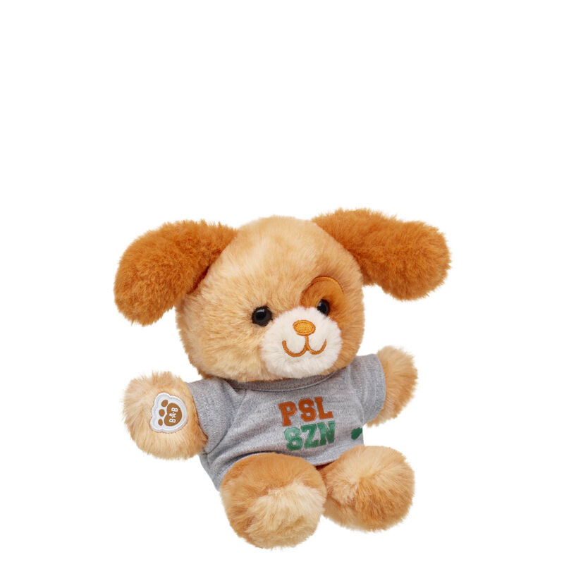 Build-A-Bear Mini Beans&reg; Autumn Puppy Stuffed Animal with PSL SZN T-Shirt - Build-A-Bear Workshop&reg;