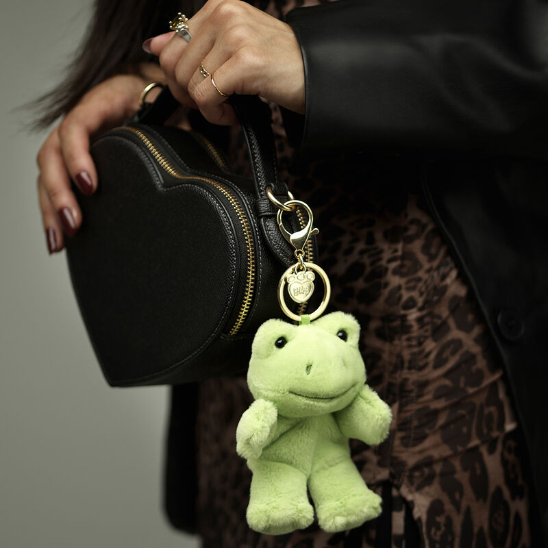Spring Green Frog Plush Bag Charm by Build-A-Bear