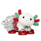 Festive Fun Axolotl Stuffed Animal Sparkly Dress Gift Set