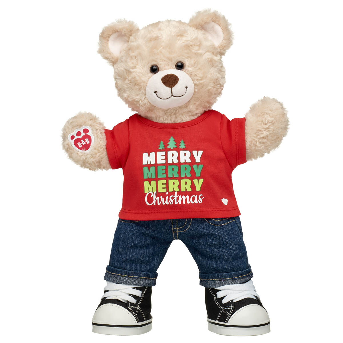 Happy Hugs Teddy Bear Merry Christmas Gift Set