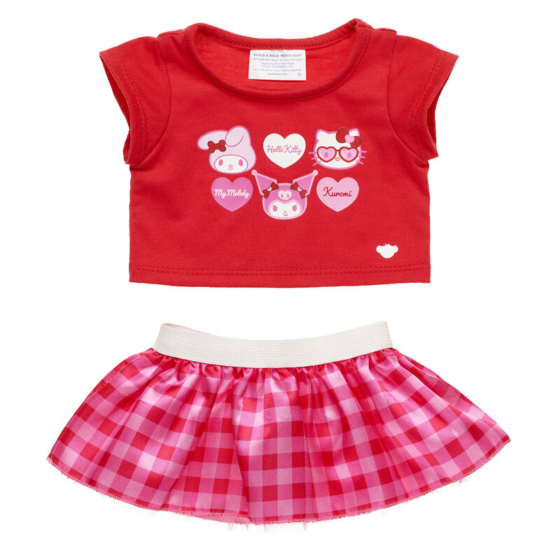 Sanrio&reg; Hello Kitty&reg; and Friends Galentine's Day Outfit for Plush Toys - Build-A-Bear Workshop&reg;
