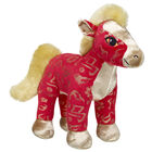 Red and Gold Horse plush by Build-A-Bear