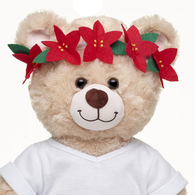Online Exclusive Poinsettia Garland Headband