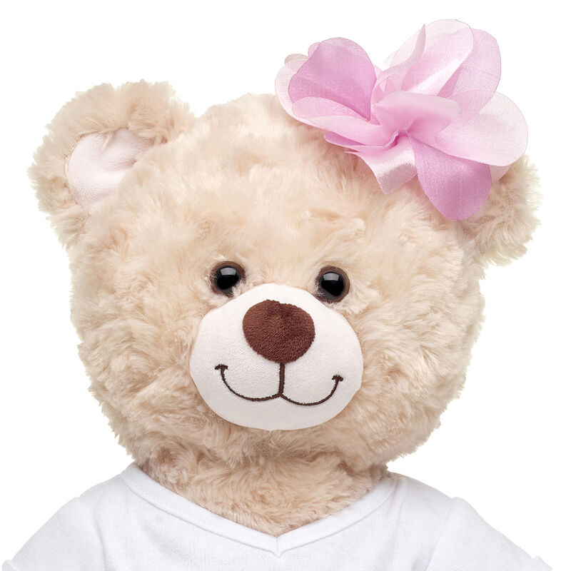 Pink Flower Ear Bow