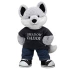 Online Exclusive Silver Fox Stuffed Animal Shadow Daddy Gift Set plush by Build-A-Bear