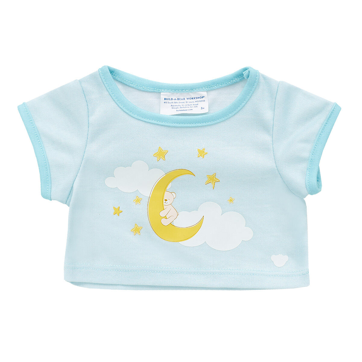 Moon Logo Ribbed Jersey Baby Fit T-Shirt