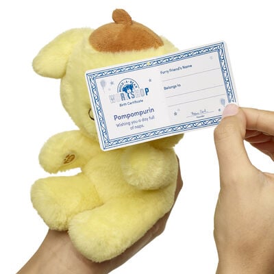 Build-A-Bear Mini Beans&reg; Sanrio&reg; Hello Kitty&reg; and Friends Pompompurin&trade; Plush