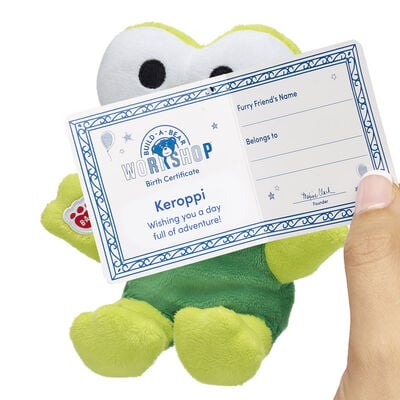 Build-A-Bear Mini Beans&reg; Sanrio&reg; Hello Kitty&reg; and Friends Keroppi&trade; Plush