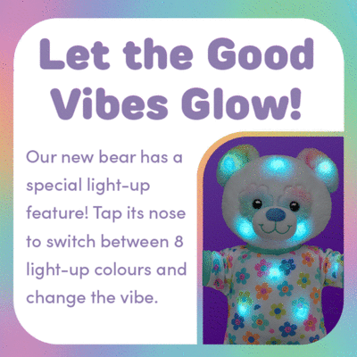 Glow Vibes Teddy Bear