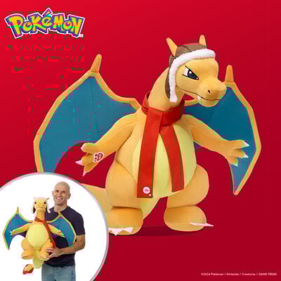 Giant-Sized Charizard Plush Bundle