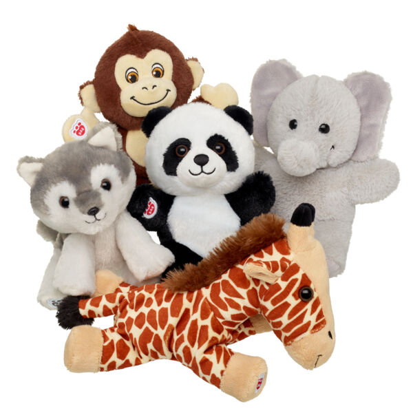 Mini stuffed panda bears sales