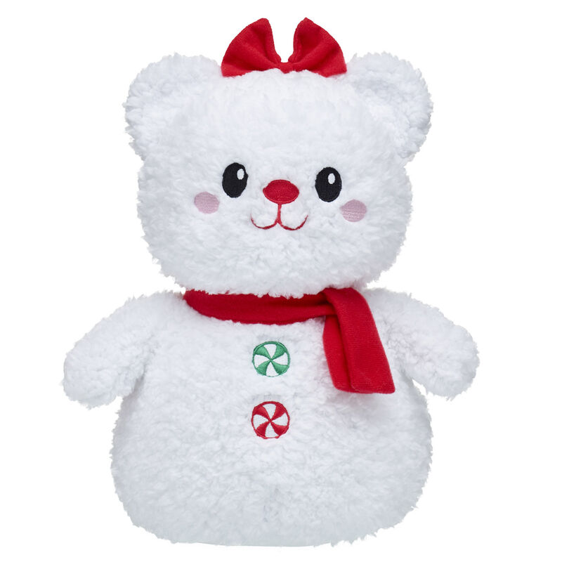 Snowman Teddy Bear w/ Scarf & Bow | Build-A-Bear