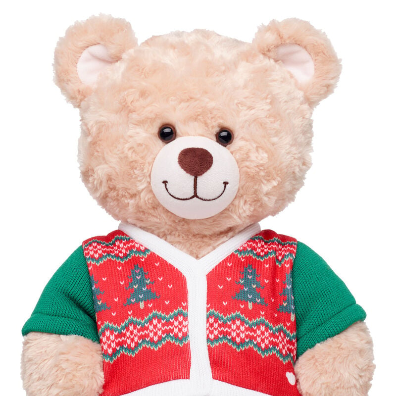 Christmas Tree Cardigan by Build-A-Bear