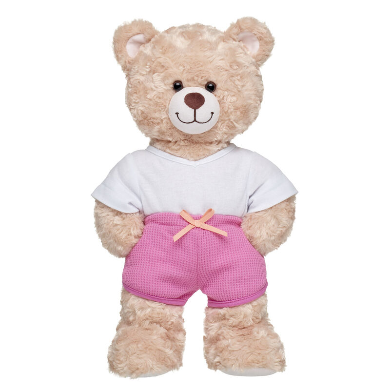 Pink Waffle Knit Shorts | Build-A-Bear