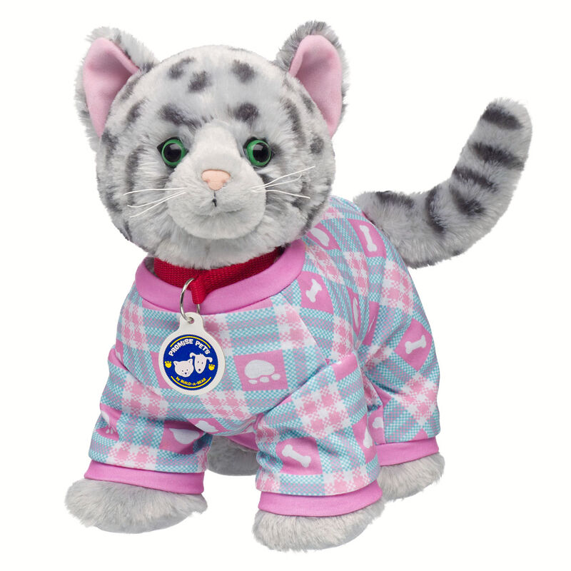 Promise Pets Ocicat Stuffed Animal PJs Gift Set plush by Build-A-Bear