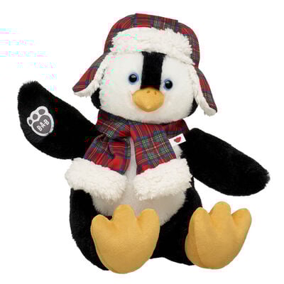 Penguin Chick Soft Toy Tartan Gift Set